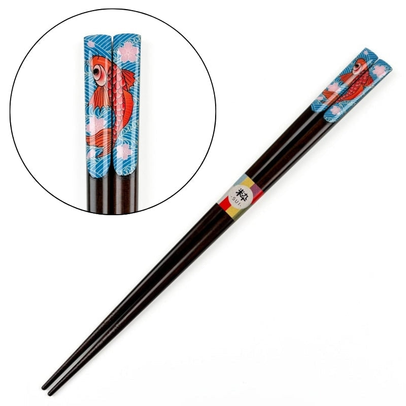 Japanische Essstäbchen - Koi-Karpfen