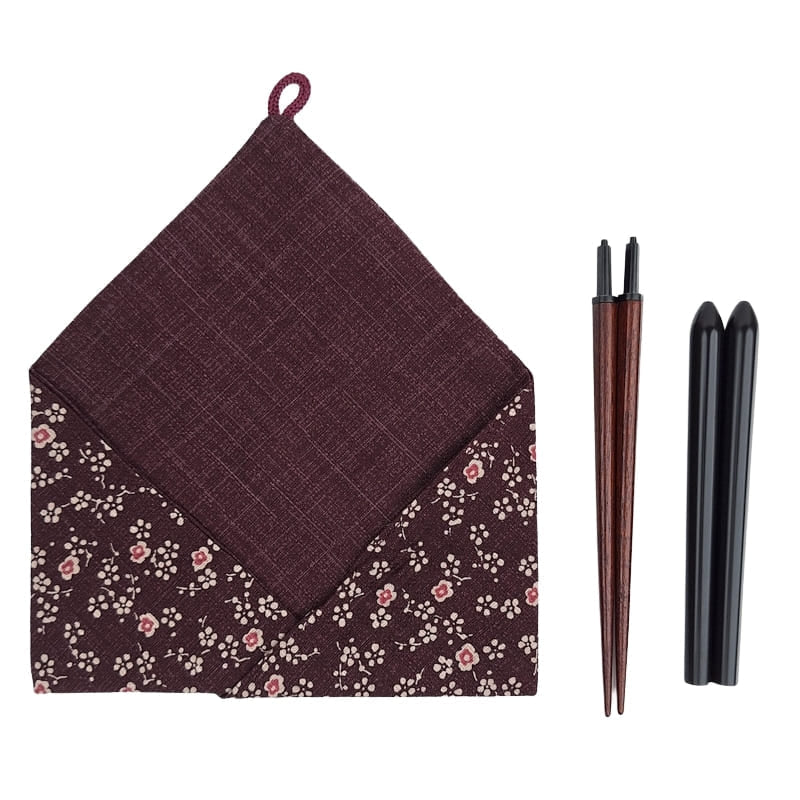 Japanische Essstäbchen mit Etui