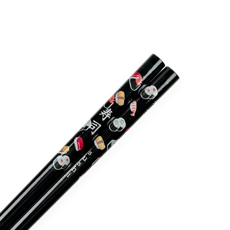 Japanische Essstäbchen mit Sushi-Motiv