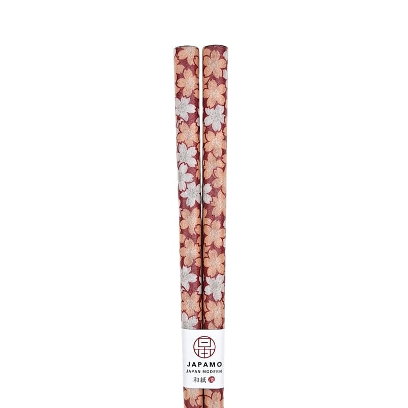 Japanische Essstäbchen - Sakura Rot