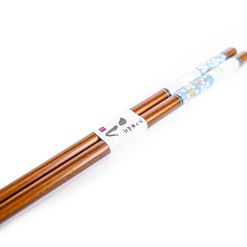 Japanische Essstäbchen „Sakura Usagi“ in Blau