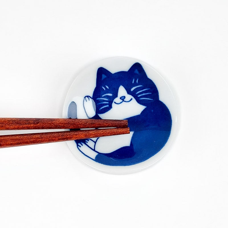 Japanische Essstäbchenhalter Katze