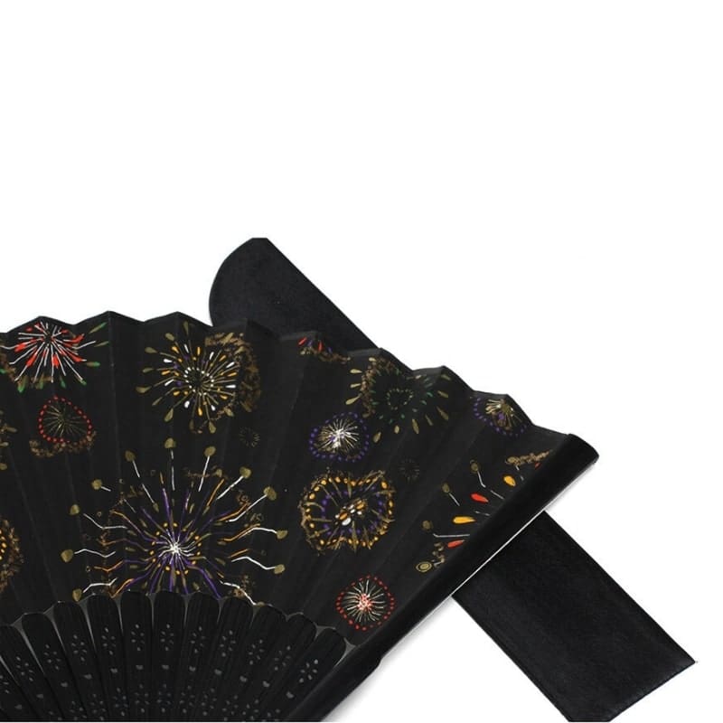 Japanische Fächer Yuzen Hanabi
