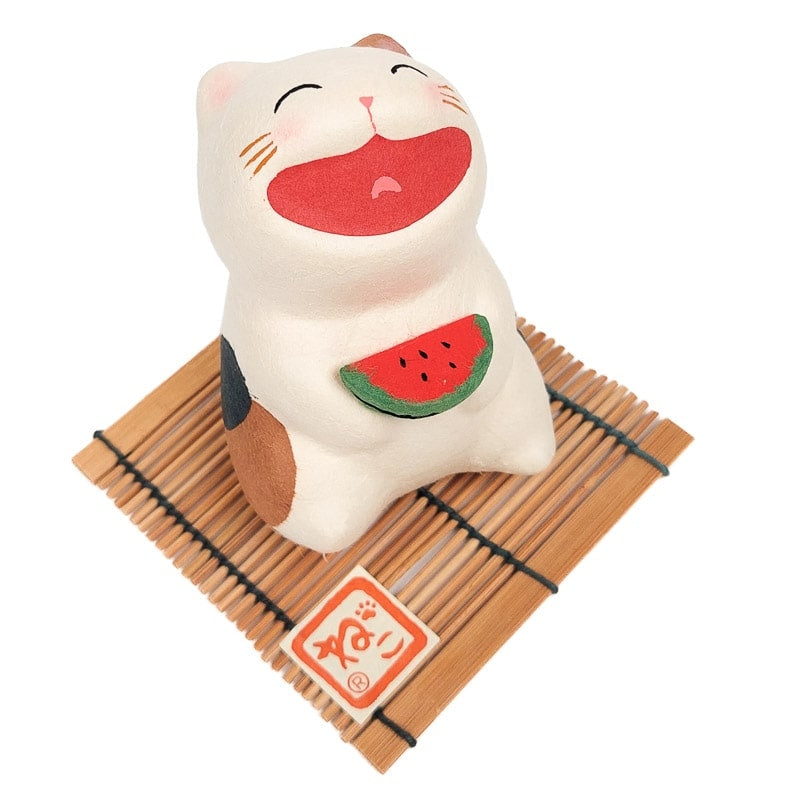 Japanische Figurine Lachende Katze