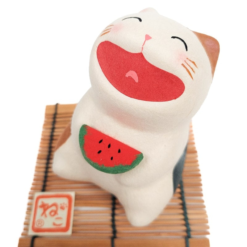 Japanische Figurine Lachende Katze