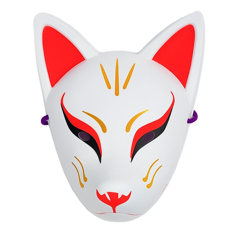 Japanische Fuchsmaske - Weiß