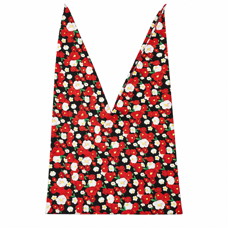 Japanische Furoshiki-Tasche - Tsubaki