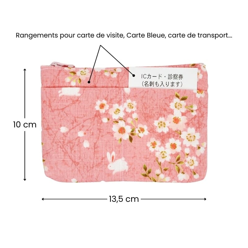 Japanische Geldbörse - Usagi Sakura Rosa