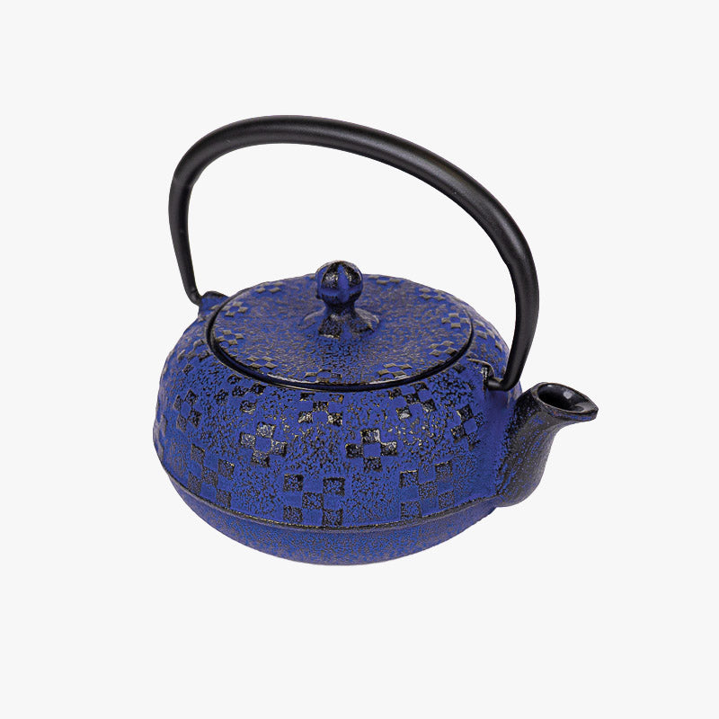 Japanische Gusseisen Teekanne – Tetsubin Indigo
