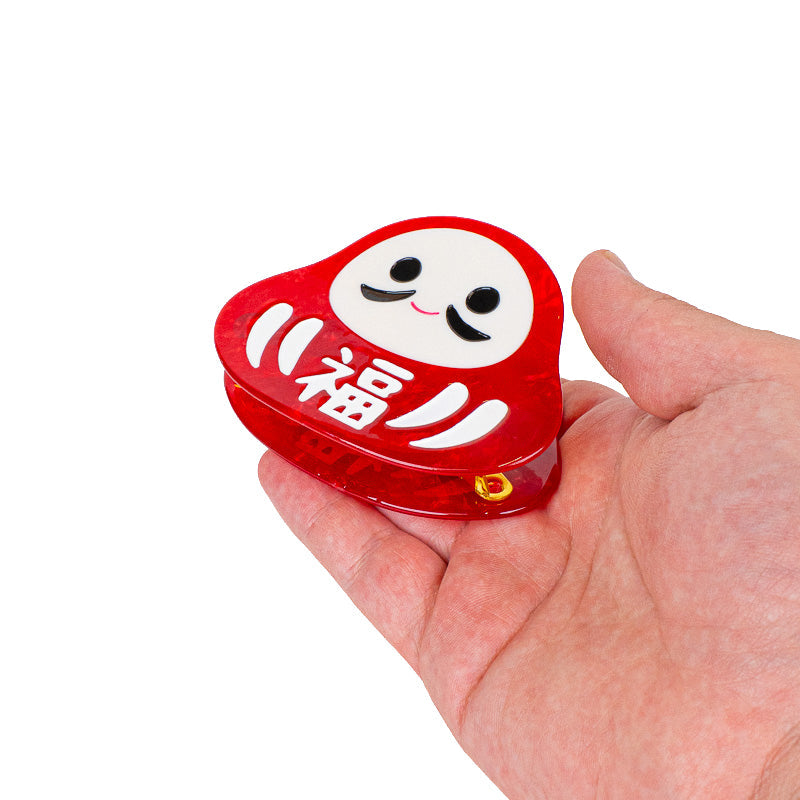 Japanische Haarklammer Daruma