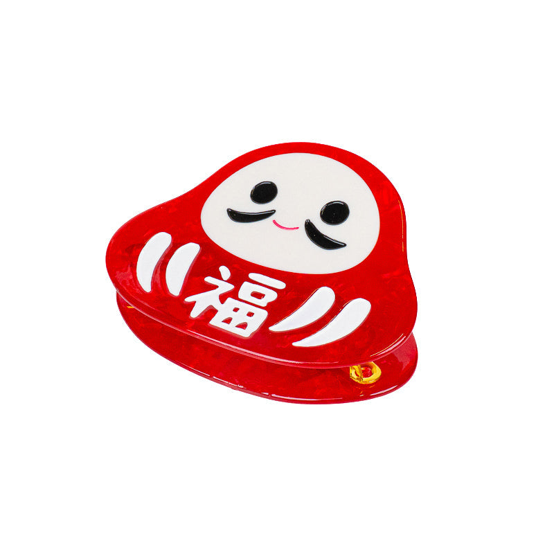 Japanische Haarklammer Daruma
