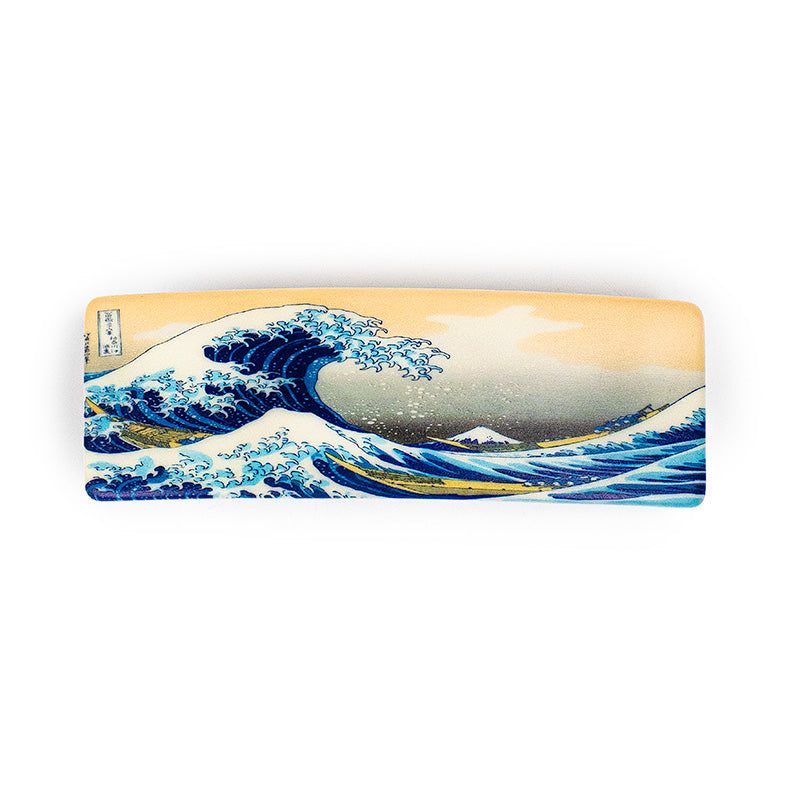 Japanische Haarspange - Große Welle von Kanagawa