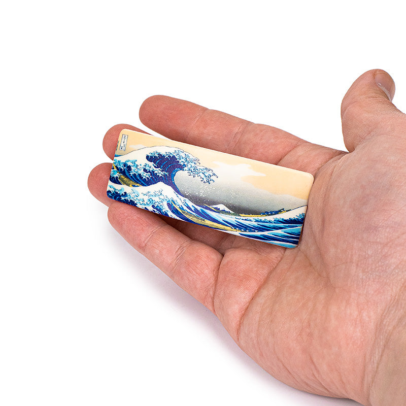 Japanische Haarspange - Große Welle von Kanagawa