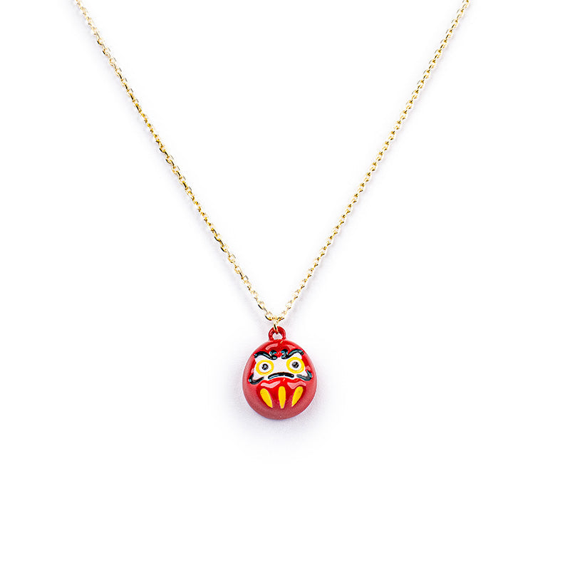 Japanische Halskette - Anhänger Kleiner Daruma