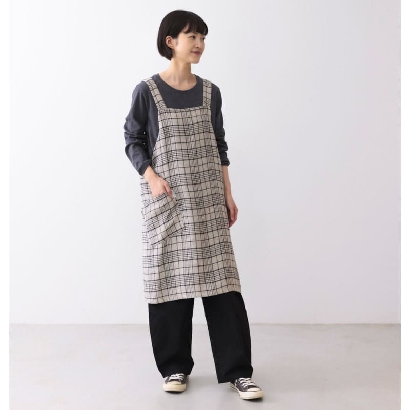 Japanische Hanf-Schürze Gekreuzt