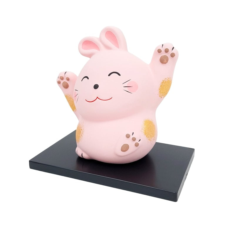 Japanische Hasen-Figur - Positive Energie