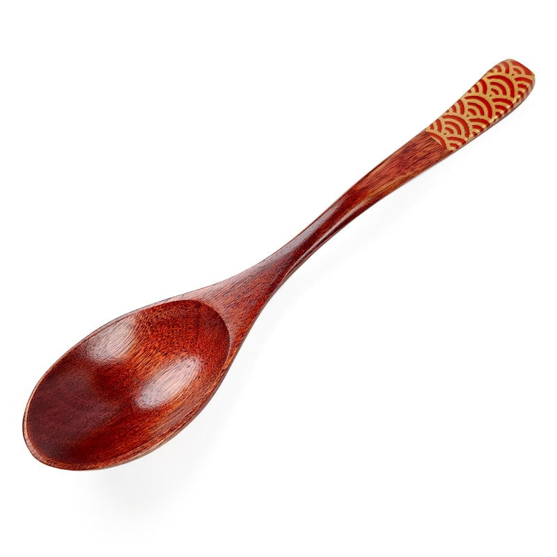 Japanische Holzlöffel Rot