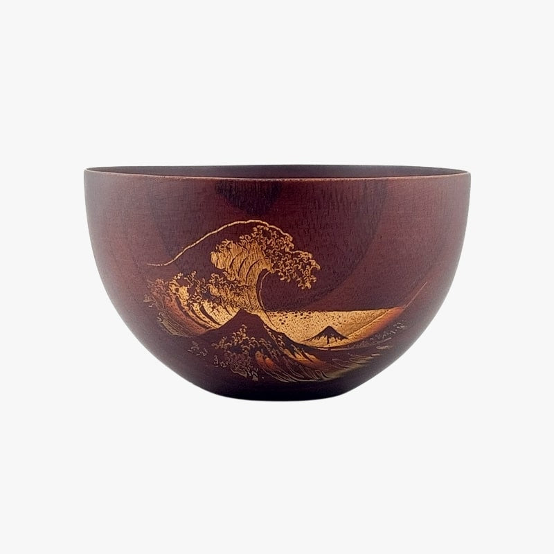 Japanische Holzschale - Kanagawa