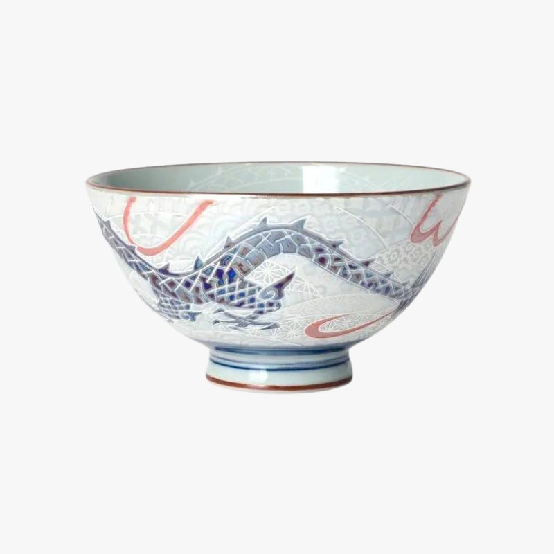 Japanische Keramikschale Drachen