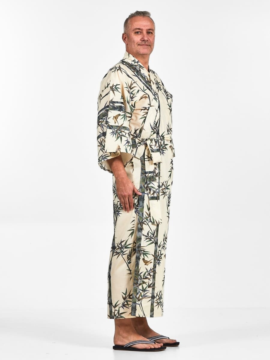 Japanische Kimono Herren - Bambus Einheitsgröße