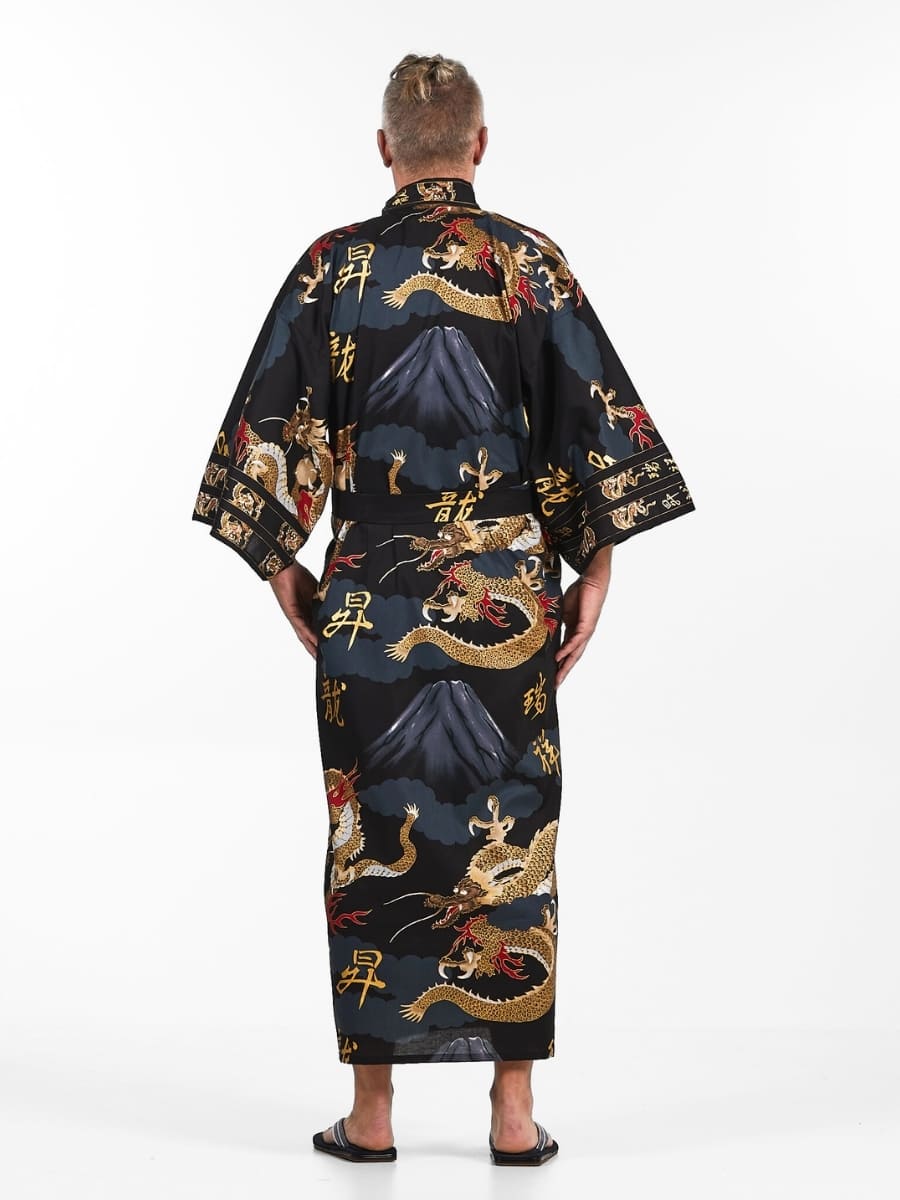 Japanische Kimono Herren - Drache Einheitsgröße