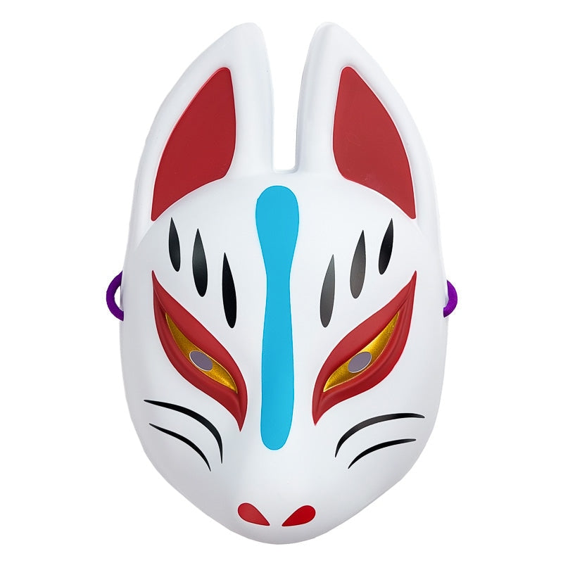 Japanische Kitsune-Maske Weiß