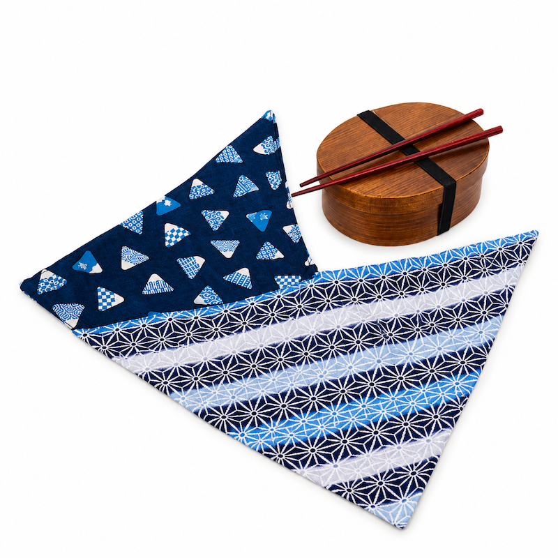 Japanische Knotentasche Azuma Bukuro Indigo