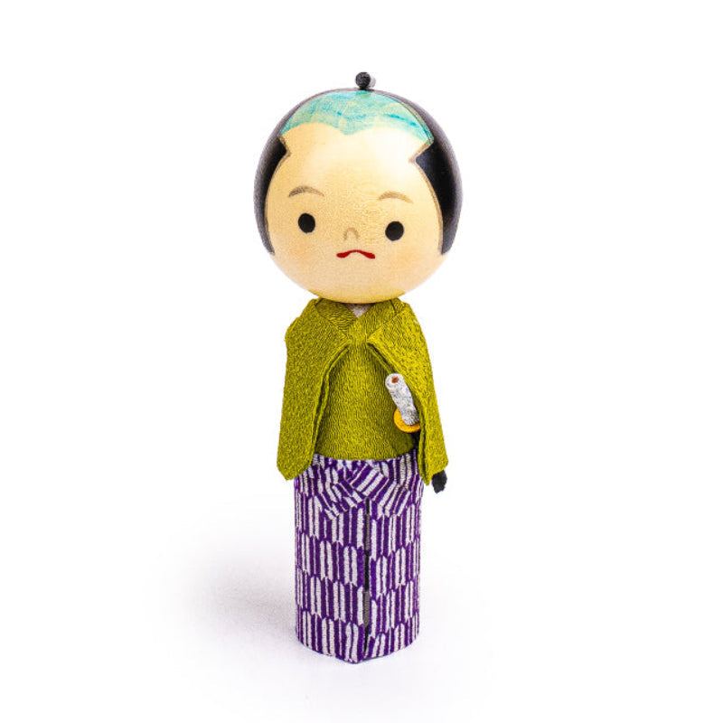Japanische Kokeshi Puppe - Junger Samurai