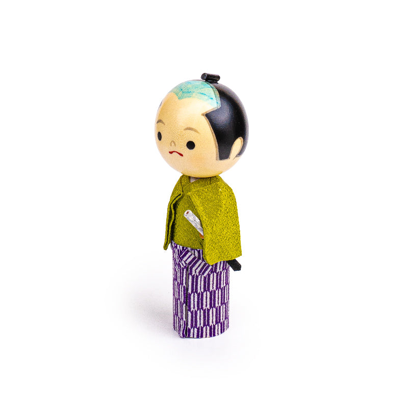 Japanische Kokeshi Puppe - Junger Samurai