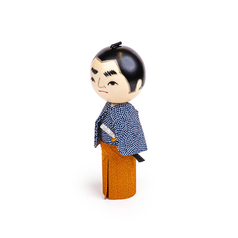 Japanische Kokeshi Puppe - Samurai
