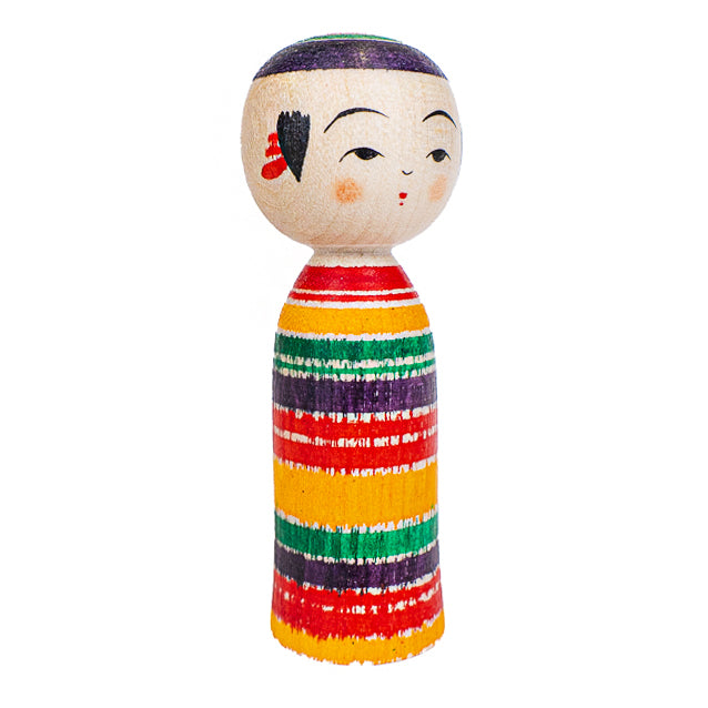 Japanische Kokeshi-Puppe - Yajiro Tsukuritsuke - 6 cm
