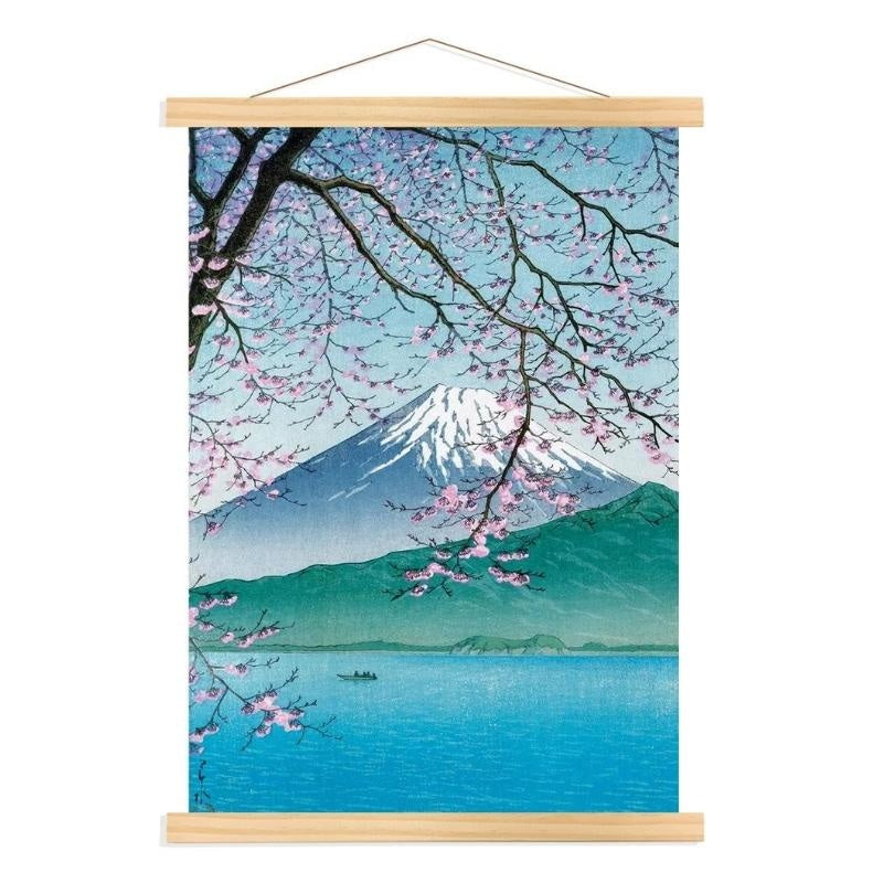 Japanische Malerei Landschaft - Mount Fuji