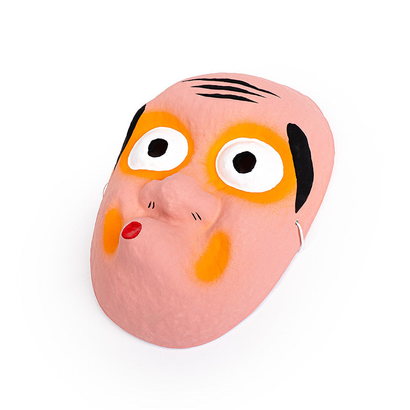 Japanische Maske aus Pappmaché - Hyottoko