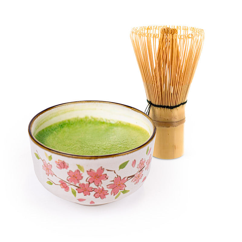 Japanische Matcha-Schale Kirschblüten