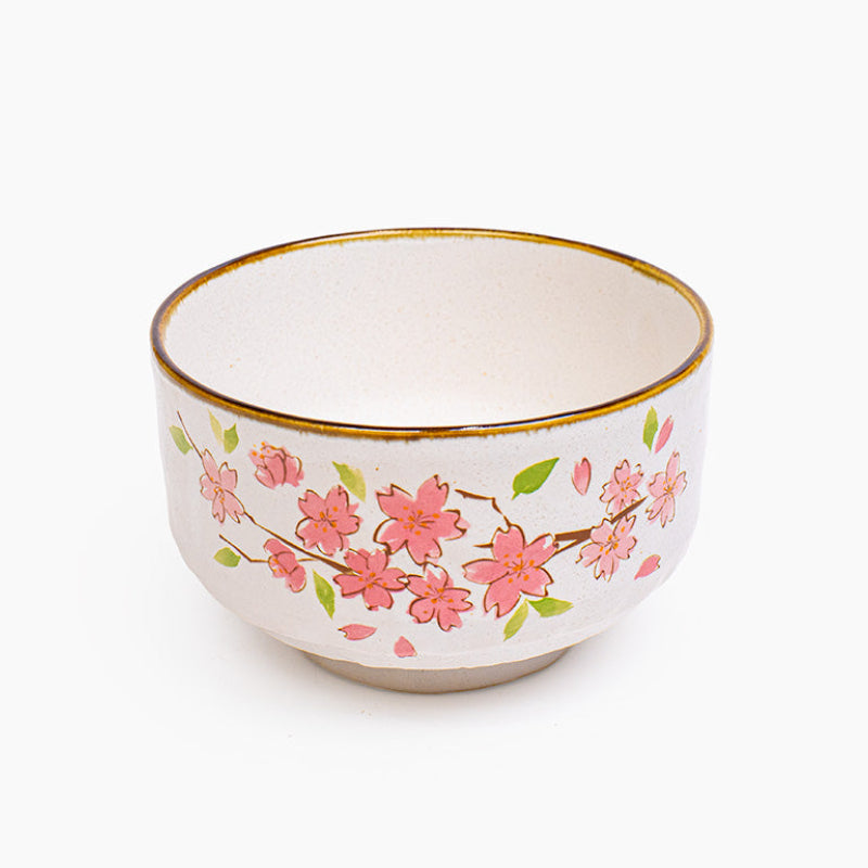 Japanische Matcha-Schale Kirschblüten