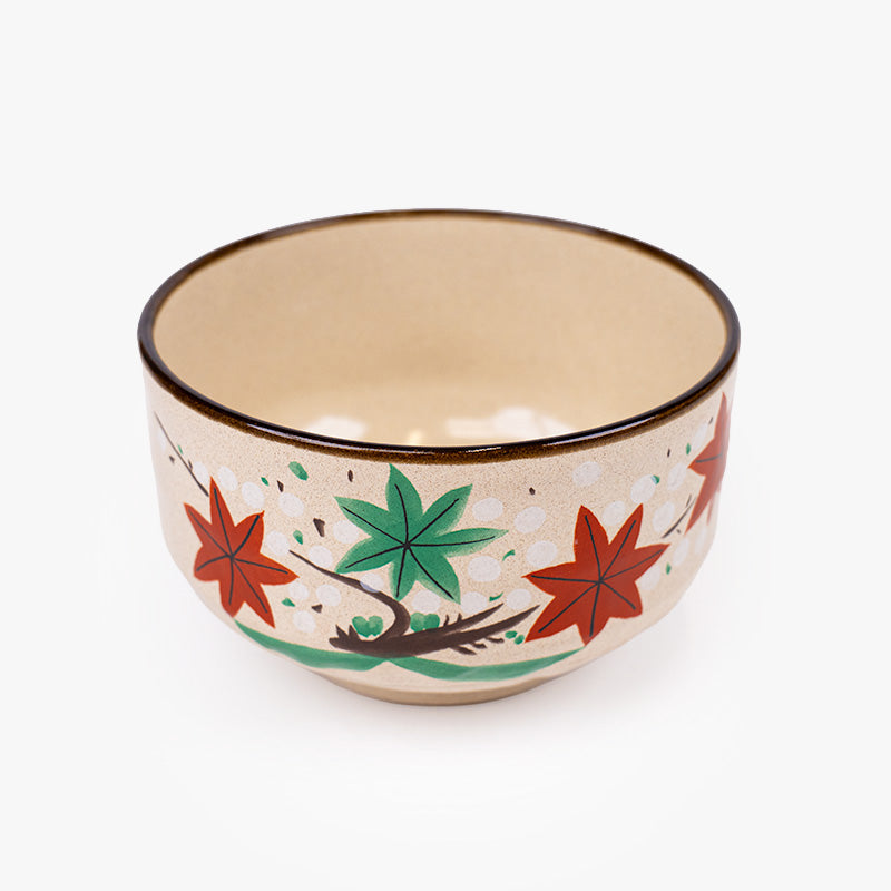 Japanische Matcha-Schale Momiji