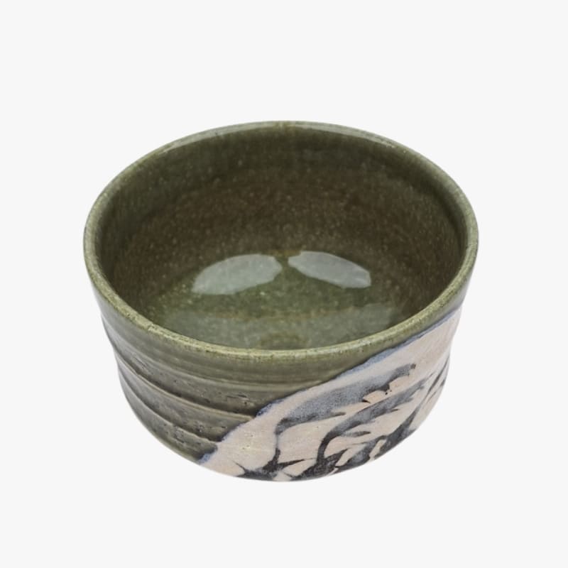 Japanische Matcha-Schale Oribe Ashi