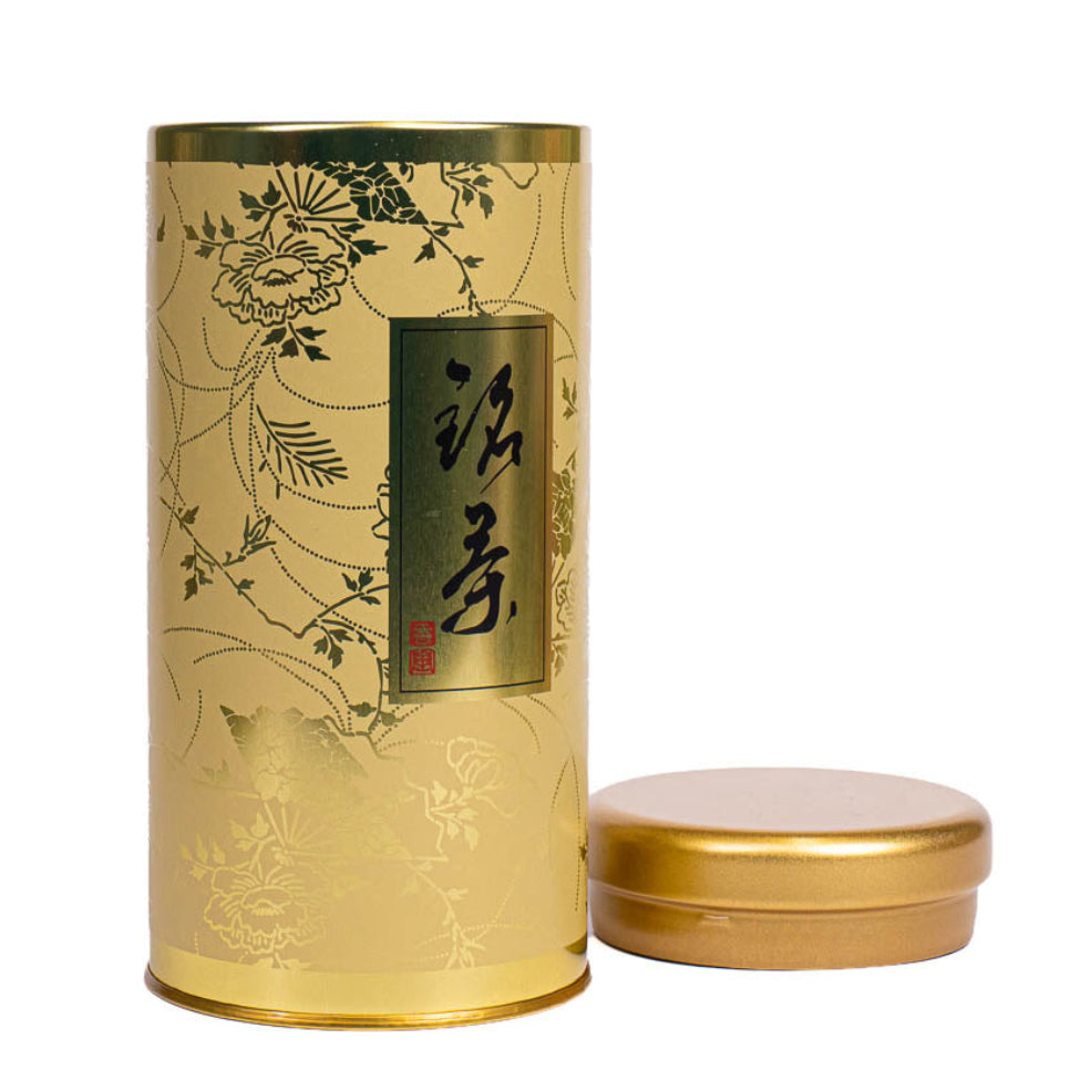 Japanische Metall-Teedose - Gentaku Gold