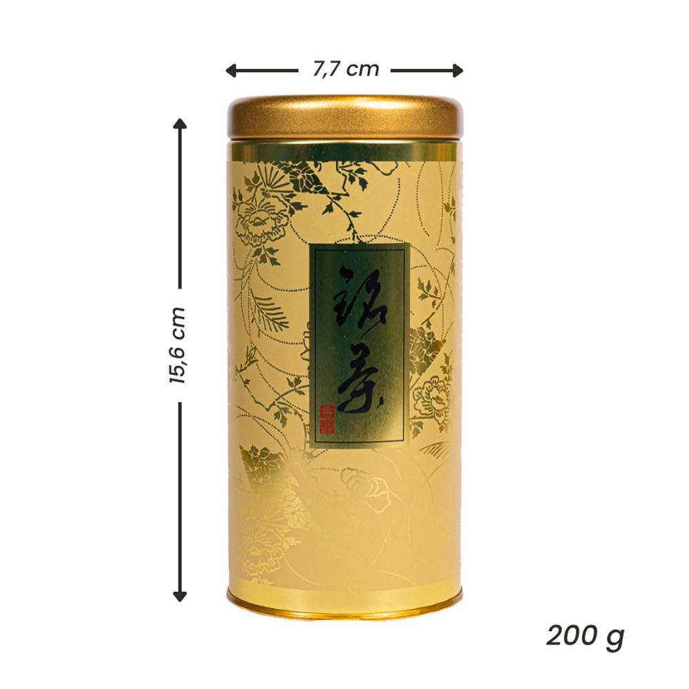 Japanische Metall-Teedose - Gentaku Gold