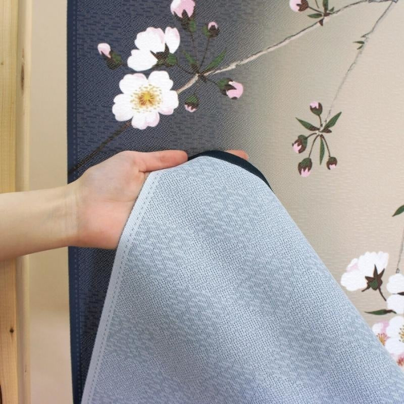 Japanische Noren - Mondschein 85 x 150 cm