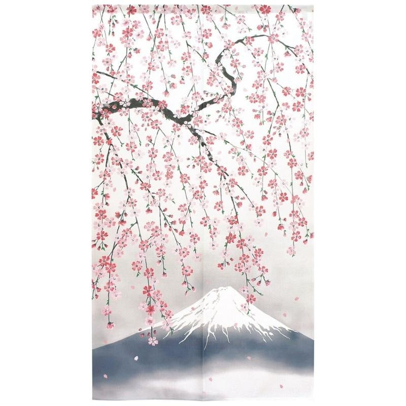 Japanische Noren Mount Fuji 85 x 150 cm
