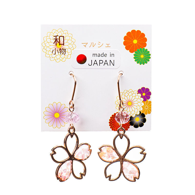 Japanische Ohrringe - Kirschblüte