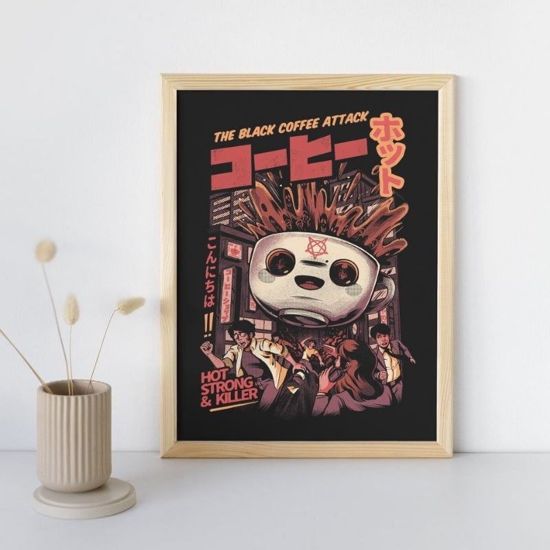 Japanische Poster - Black Coffee A3