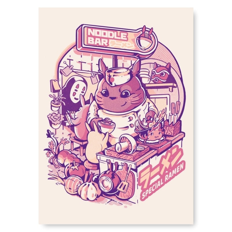 Japanische Poster - Noodle Bar A3