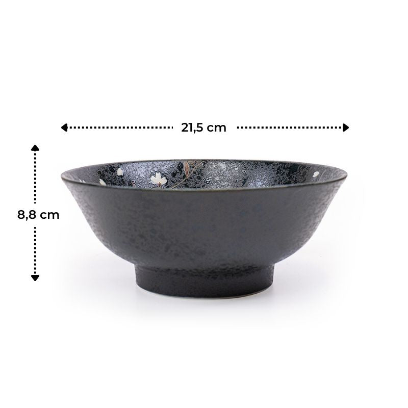 Japanische Ramen-Schale Kuro Sakura