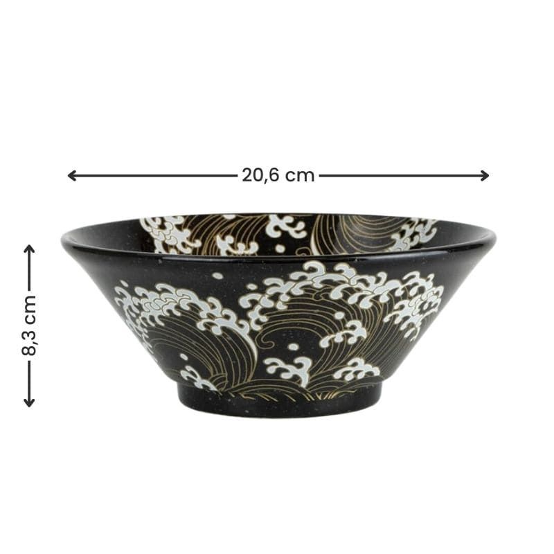 Japanische Ramen Schale - Welle