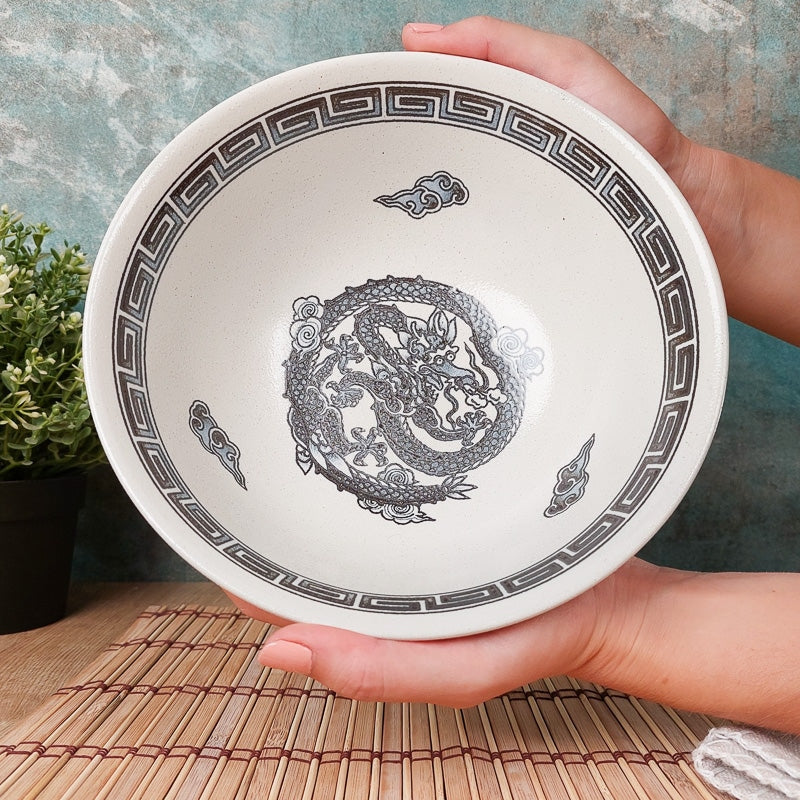Japanische Ramenschale Weiß