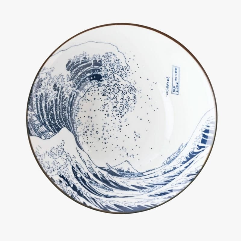 Japanische Ramenschüssel - Hokusai