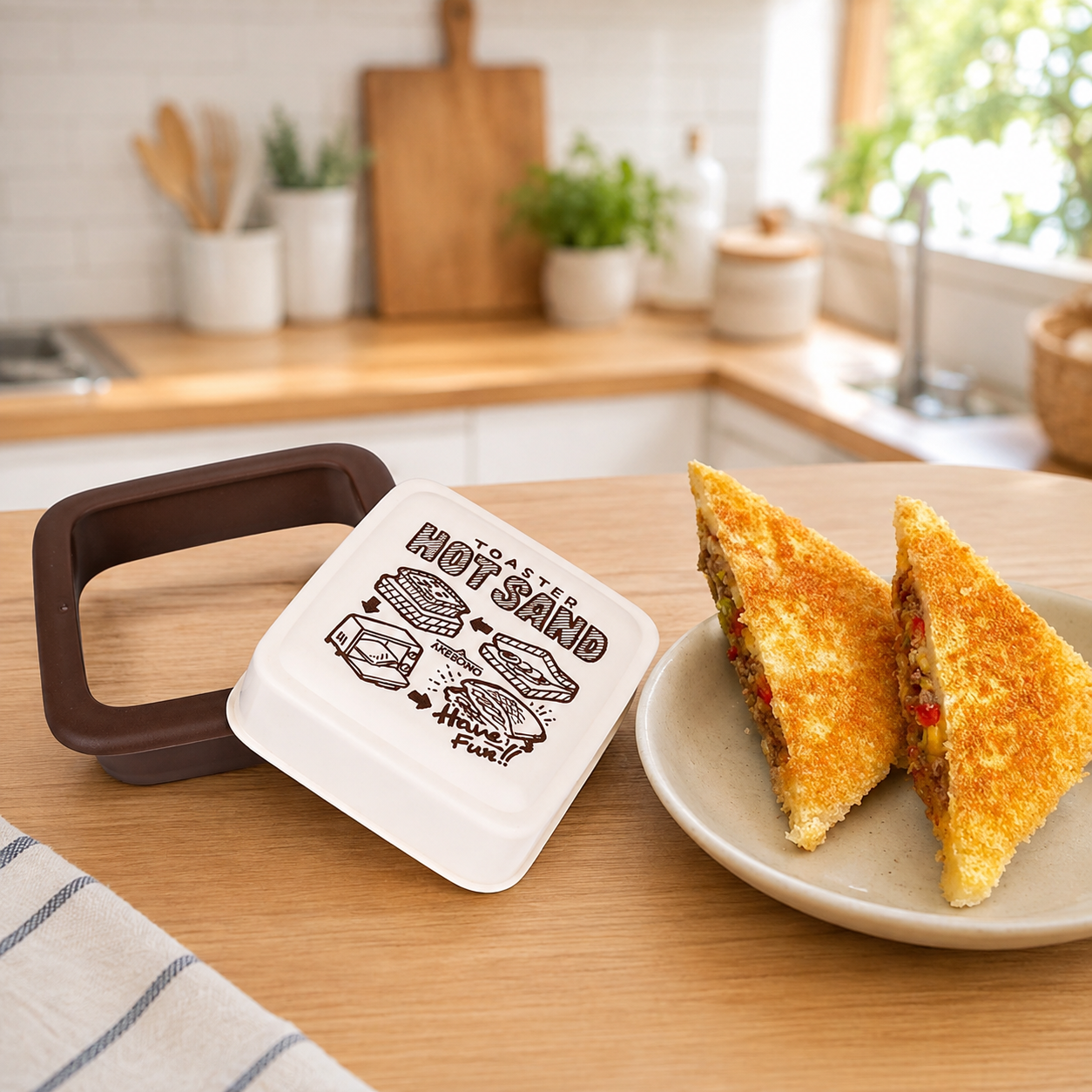 Japanische Sando-Form für Toastsandwiches