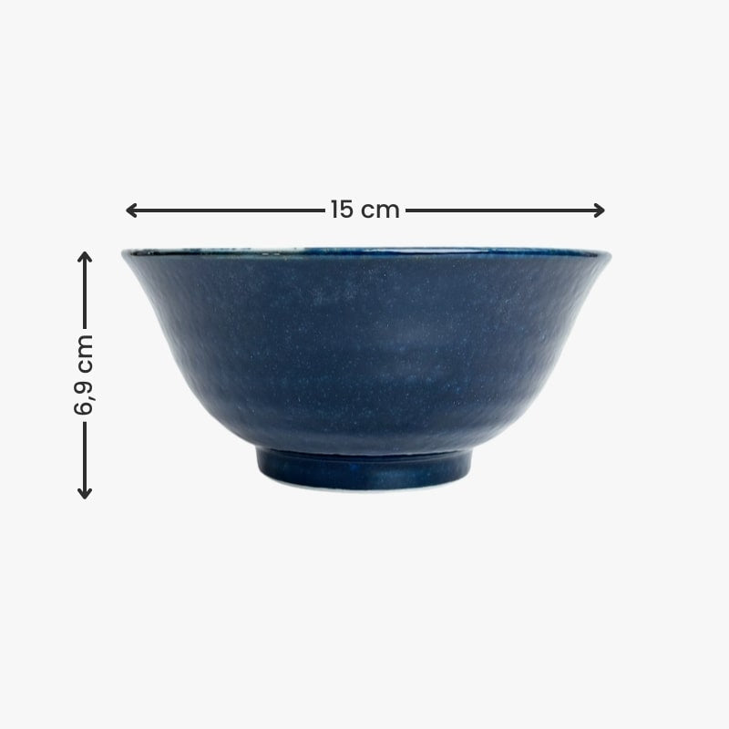 Japanische Schale - Kanagawa Blau